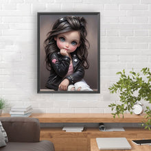 Load image into Gallery viewer, Diamond Painting - Full Round - big eyed girl (30*40CM)