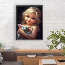 Load image into Gallery viewer, Diamond Painting - Full Round - big eyed girl (30*40CM)