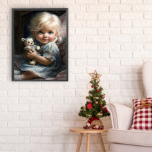 Load image into Gallery viewer, Diamond Painting - Full Round - big eyed girl (30*40CM)