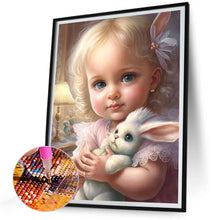 Load image into Gallery viewer, Diamond Painting - Full Round - big eyed girl (30*40CM)