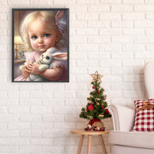 Load image into Gallery viewer, Diamond Painting - Full Round - big eyed girl (30*40CM)