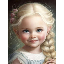 Load image into Gallery viewer, Diamond Painting - Full Round - big eyed girl (30*40CM)