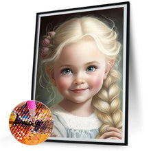 Load image into Gallery viewer, Diamond Painting - Full Round - big eyed girl (30*40CM)