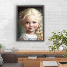 Load image into Gallery viewer, Diamond Painting - Full Round - big eyed girl (30*40CM)