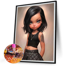 Load image into Gallery viewer, Diamond Painting - Full Round - big eyed girl (30*40CM)
