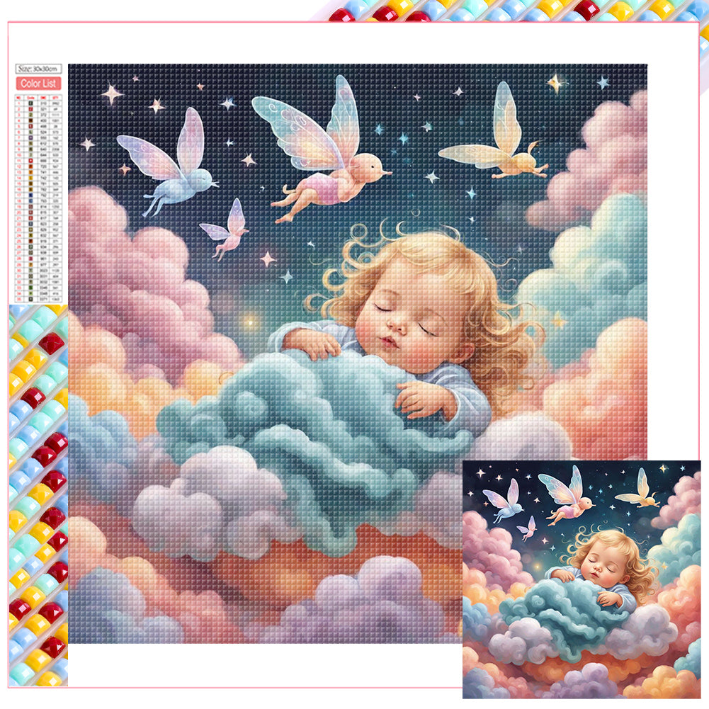 Diamond Painting - Full Square - dream baby (30*30CM)