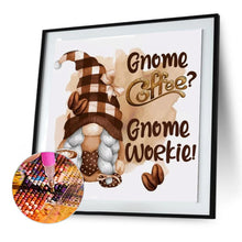 Load image into Gallery viewer, Diamond Painting - Full Round - coffee bean gnome (30*30CM)