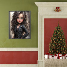 Load image into Gallery viewer, Diamond Painting - Full Round - sweet cool girl (40*50CM)