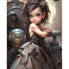Load image into Gallery viewer, Diamond Painting - Full Round - sweet cool girl (40*50CM)