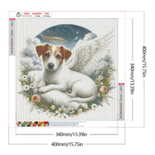 Load image into Gallery viewer, Diamond Painting - Full Round - angel dog (40*40CM)