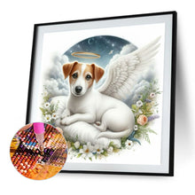 Load image into Gallery viewer, Diamond Painting - Full Round - angel dog (40*40CM)