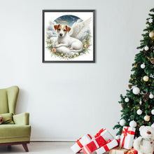 Load image into Gallery viewer, Diamond Painting - Full Round - angel dog (40*40CM)