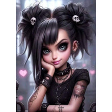 Load image into Gallery viewer, Diamond Painting - Full Square - sweet cool girl (30*40CM)