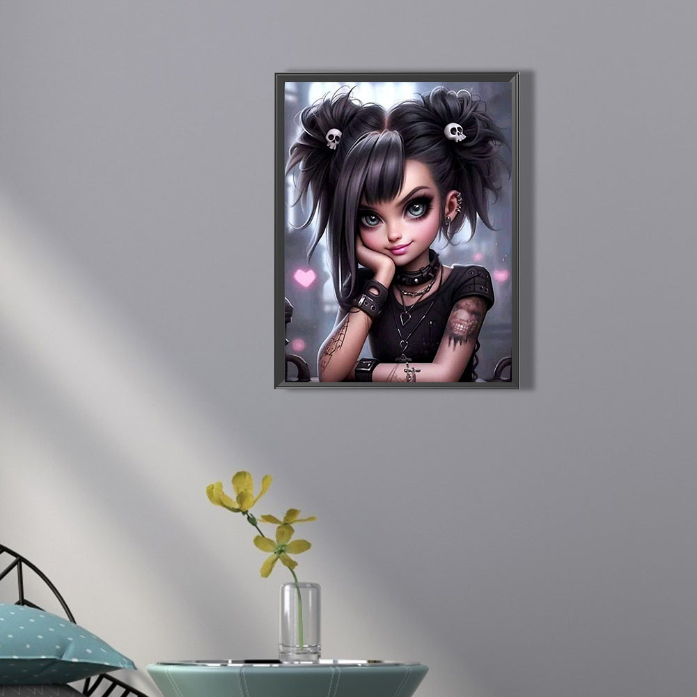 Diamond Painting - Full Square - sweet cool girl (30*40CM)