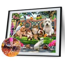Load image into Gallery viewer, Animal Park 40*30CM(Canvas) Special Shaped Drill Diamond Painting