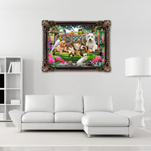 Load image into Gallery viewer, Animal Park 40*30CM(Canvas) Special Shaped Drill Diamond Painting