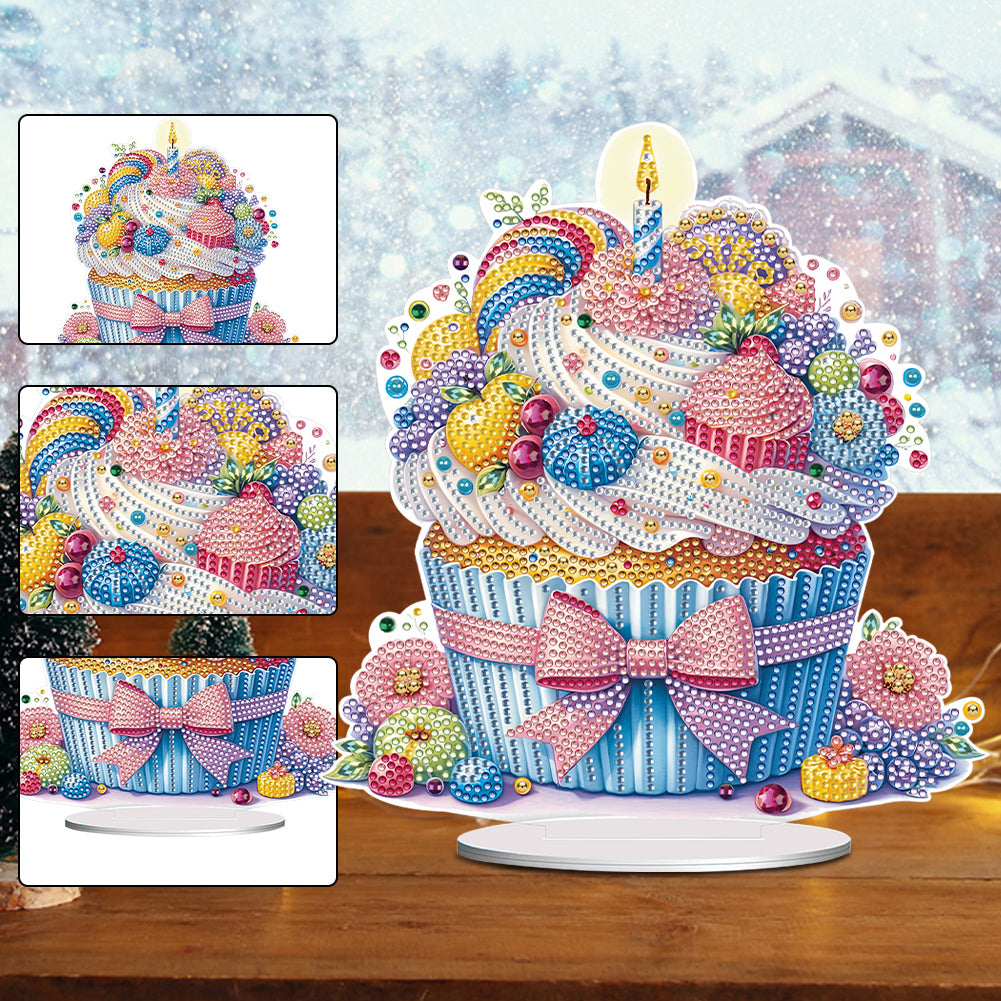 Heart Dessert DIY Diamond Painting Desktop Decoration for Office Desktop Decor