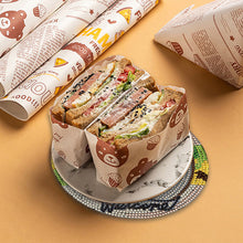 Load image into Gallery viewer, 4 Pcs Milk Cow Wooden Diamond Painted Placemats Tea Art Bouquet Kitchen Dish Mat