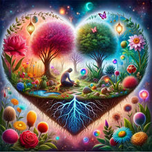Load image into Gallery viewer, Diamond Painting - Full Round - love tree of life (30*30CM)