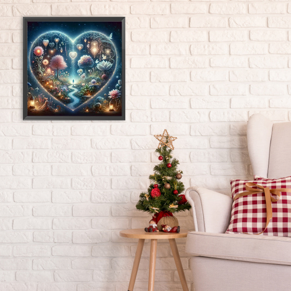 Diamond Painting - Full Round - love tree of life (30*30CM)