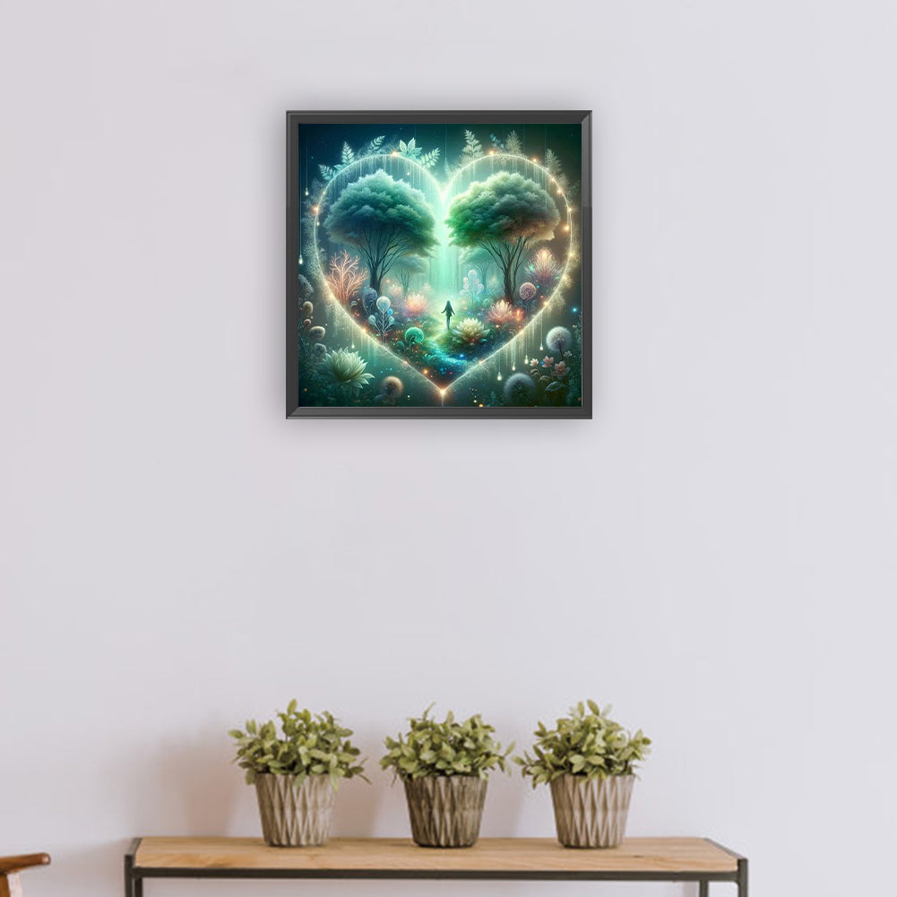 Diamond Painting - Full Round - love tree of life (30*30CM)