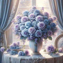 Load image into Gallery viewer, Diamond Painting - Full Round - Window vase (30*30CM)