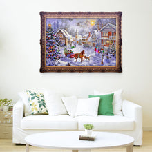 Load image into Gallery viewer, Christmas Snow Carriage 45*35CM(Canvas) Round Drill Diamond Painting