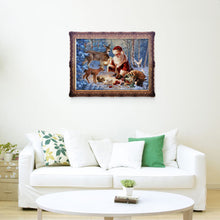 Load image into Gallery viewer, Father Christmas Lantern 40*30CM(Canvas)-Special Shaped Drill Diamond Painting