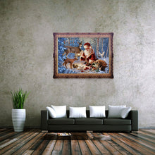 Load image into Gallery viewer, Father Christmas Lantern 40*30CM(Canvas)-Special Shaped Drill Diamond Painting