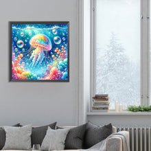 Load image into Gallery viewer, Diamond Painting - Full Round - rainbow bubble jellyfish (30*30CM)