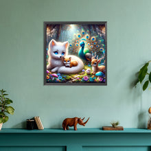 Load image into Gallery viewer, Diamond Painting - Full Round - Forest Animal Conference (30*30CM)
