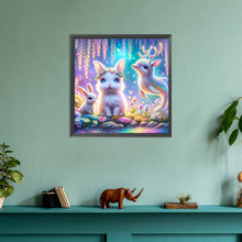 Load image into Gallery viewer, Diamond Painting - Full Round - Forest Animal Conference (30*30CM)
