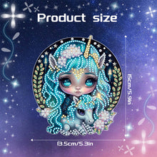 Load image into Gallery viewer, Acrylic Dragon and Witch Single-Sided 5D DIY Diamond Painting Hanging Pendant