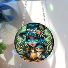 Load image into Gallery viewer, Acrylic Dragon and Witch Single-Sided 5D DIY Diamond Painting Hanging Pendant
