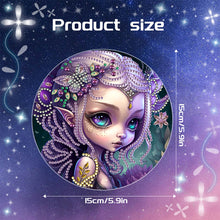 Load image into Gallery viewer, Acrylic Dragon and Witch Single-Sided 5D DIY Diamond Painting Hanging Pendant
