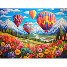 Load image into Gallery viewer, Diamond Painting - Full Round - colorful flowers (40*30CM)