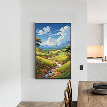 Load image into Gallery viewer, Diamond Painting - Full Round - hillside fields (40*60CM)