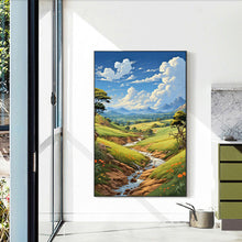 Load image into Gallery viewer, Diamond Painting - Full Round - hillside fields (40*60CM)