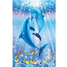 Load image into Gallery viewer, Diamond Painting - Full Round - dolphin (40*60CM)