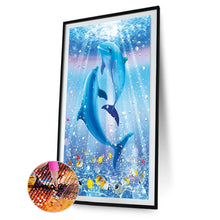 Load image into Gallery viewer, Diamond Painting - Full Round - dolphin (40*60CM)