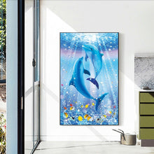 Load image into Gallery viewer, Diamond Painting - Full Round - dolphin (40*60CM)