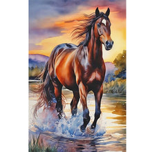Load image into Gallery viewer, Diamond Painting - Full Round - horse (40*60CM)
