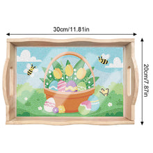 Load image into Gallery viewer, Easter Bunny Diamond Painting Nesting Food Trays with Handle for Serving Food