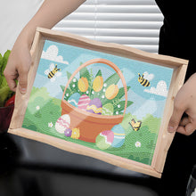 Load image into Gallery viewer, Easter Bunny Diamond Painting Nesting Food Trays with Handle for Serving Food