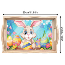 Load image into Gallery viewer, Easter Bunny Diamond Painting Nesting Food Trays with Handle for Serving Food