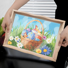 Load image into Gallery viewer, Easter Bunny Diamond Painting Nesting Food Trays with Handle for Serving Food