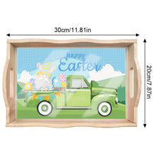 Load image into Gallery viewer, Easter Bunny Diamond Painting Nesting Food Trays with Handle for Serving Food