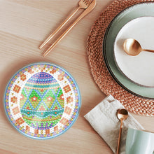 Load image into Gallery viewer, 6 Pcs Easter Egg Washable Special Shape Diamond Painting Coaster Kit with Holder Waterproof Coaster