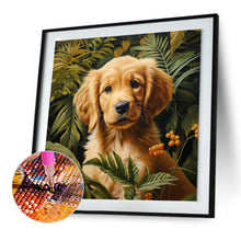 Load image into Gallery viewer, Diamond Painting - Full Round - golden retriever puppy (30*30CM)