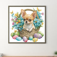 Load image into Gallery viewer, Diamond Painting - Full Round - easter puppy (30*30CM)